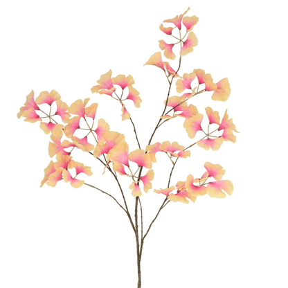 Kunstblume Dahlienknolle – weiß/hellrosa