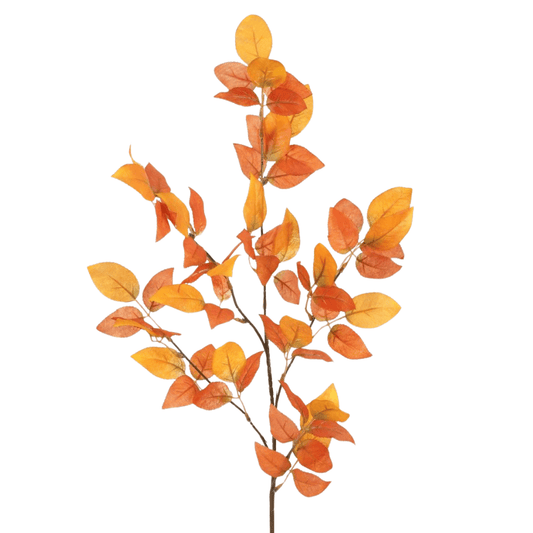 Kunsttak met Oranje Herfstblad – 92 cm