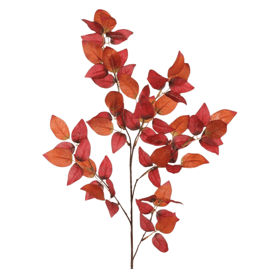 Kunsttak met Rood Herfstblad – 92 cm
