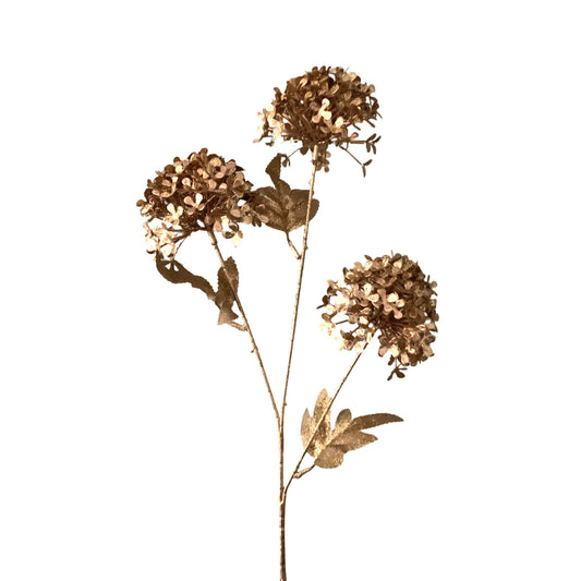 Viburnum goud met 3 bloemen