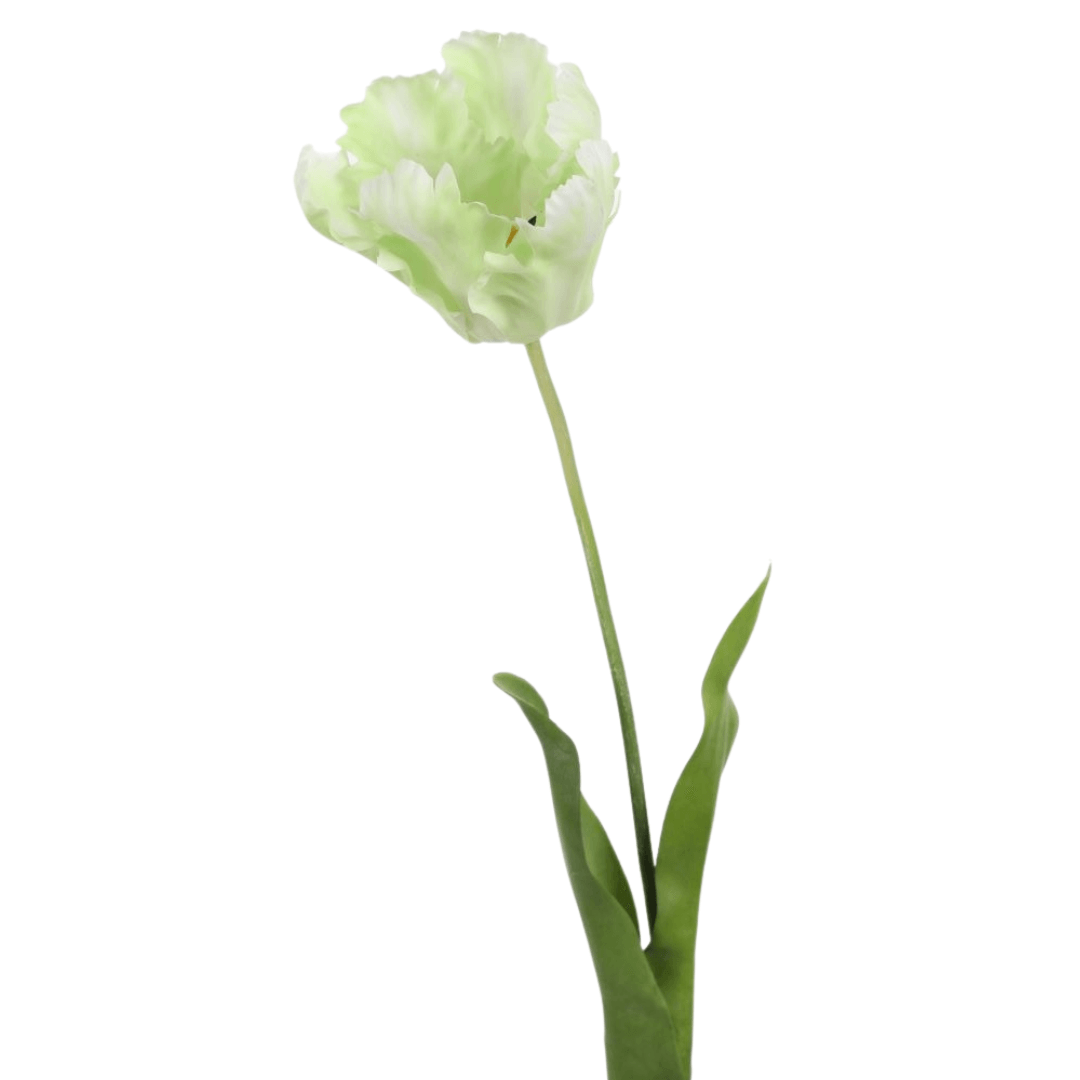 Kunstbloem Papagaai Tulp -Wit