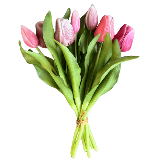 Real Touch Tulpenboeket roze mix