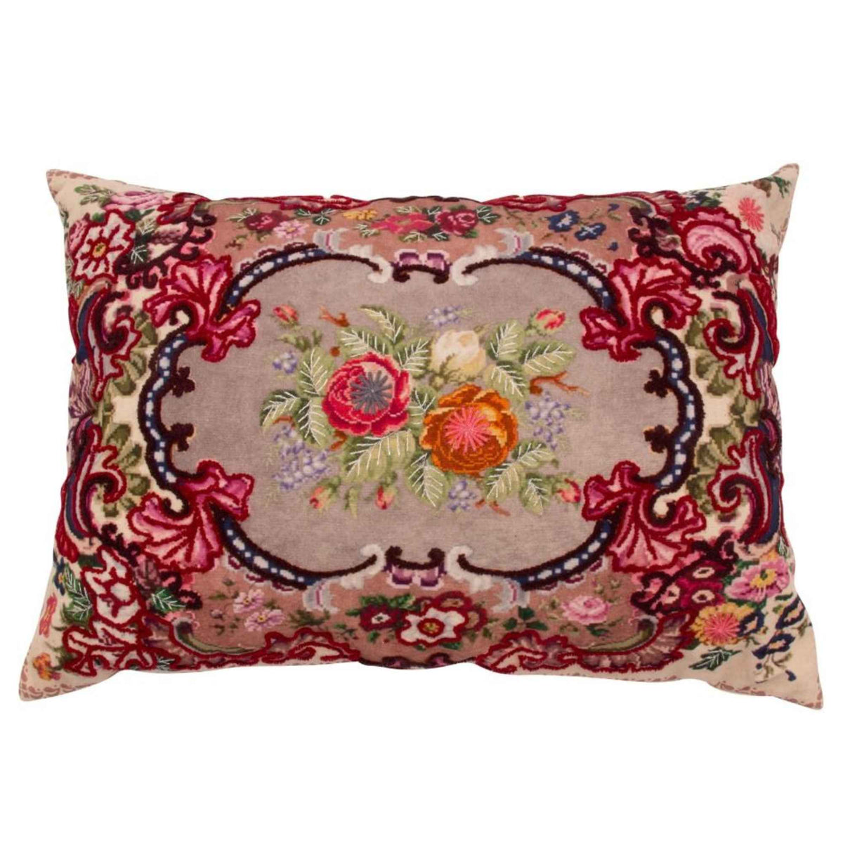 Sierkussen Vintage bloemen - 40x60 cm