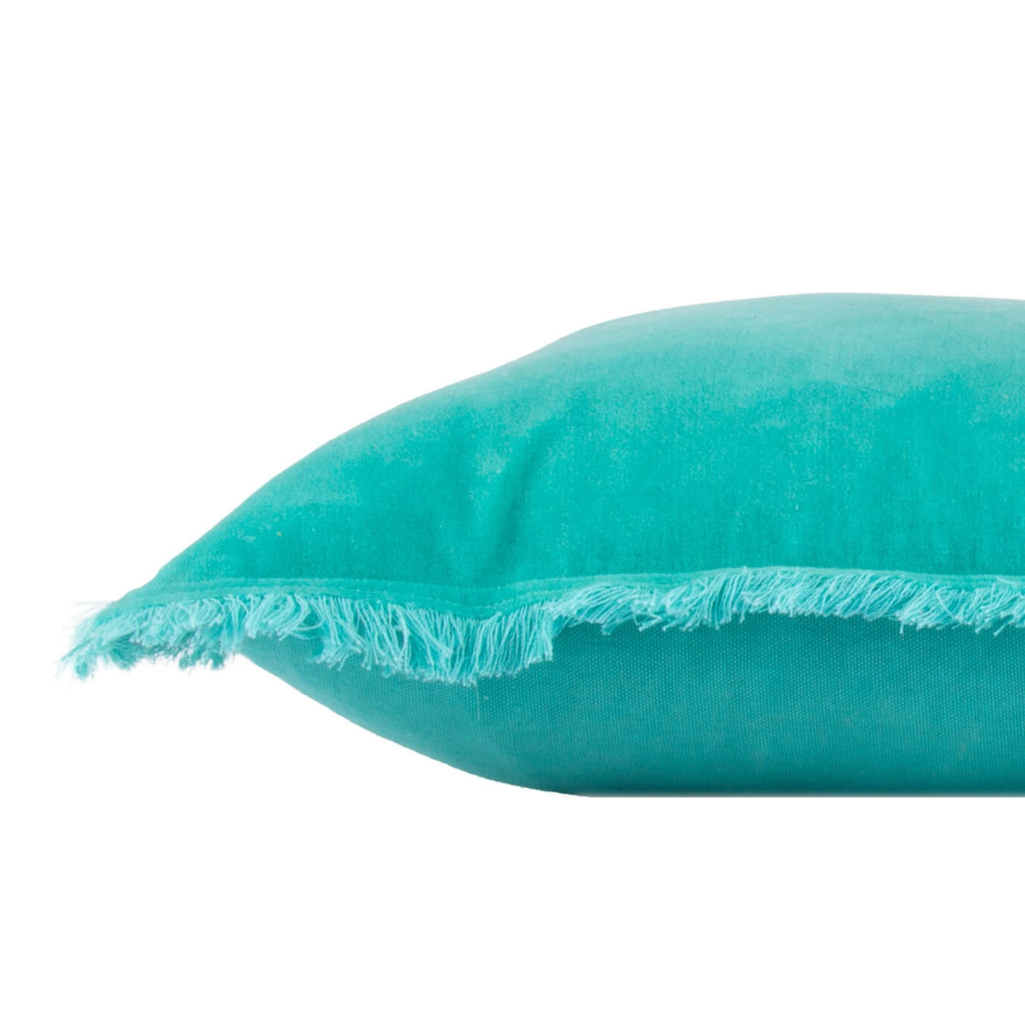 Velvet kussen - Azuurblauw – 45 X 45 cm- incl. vulling