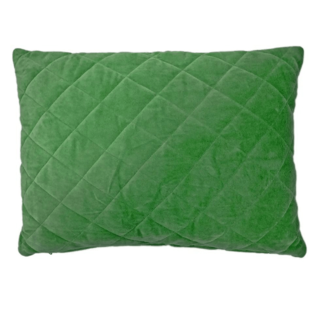 Velvet Kussen Groen 35x50 cm  - inc. Vulling