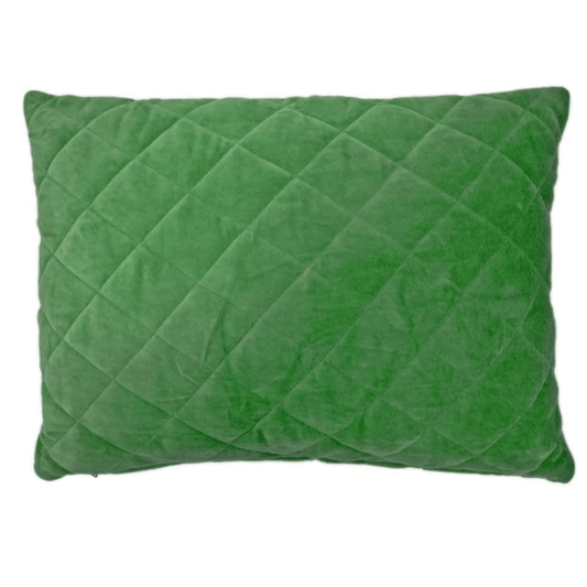 Velvet Kussen Groen 35x50 cm  - inc. Vulling
