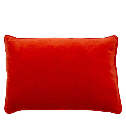 Velvet sierkussen - Red Clay - 40x60 cm
