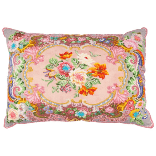 Sierkussen Bloemen - Vintage uitstraling - incl. vulling