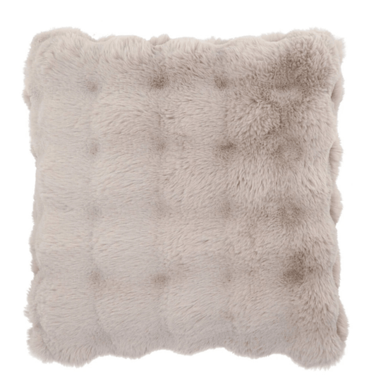 Fluffy kussen - Zand - 40 x 40 cm