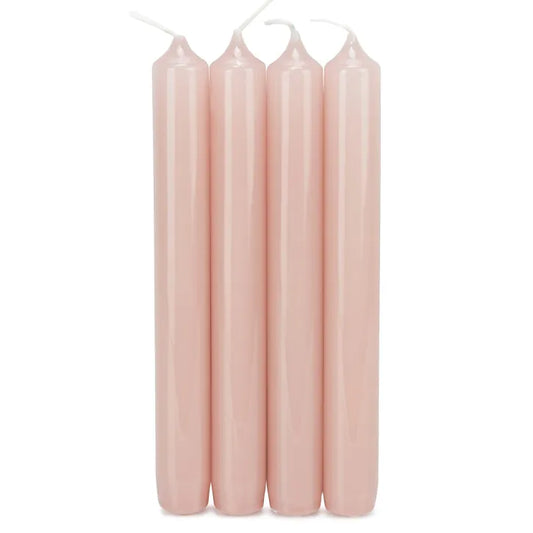 Hoogglans dinerkaarsen -Blossem – set van 4