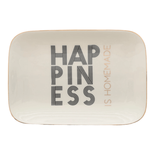 Love plate "Happiness is homemade"