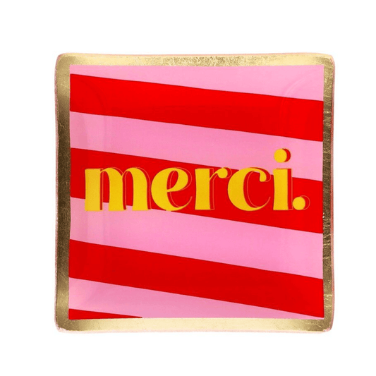 Love plate "Merci" - maat S