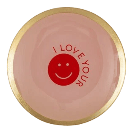 Love plate "I love your smile"