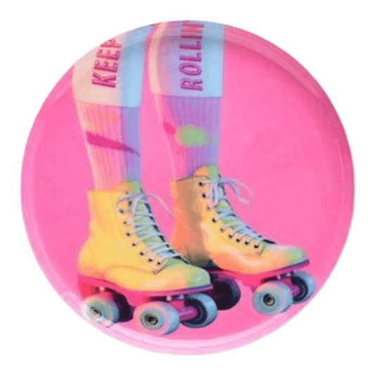 Love plate "roller-skates" - Maat S