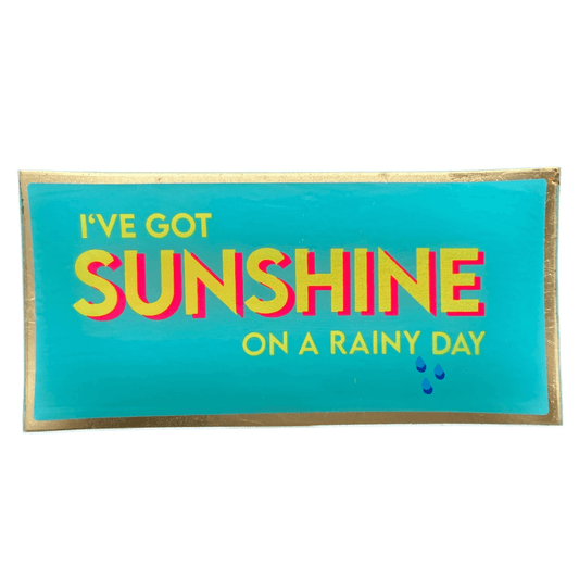 Love plate "I have got sunshine on a rainy day" - Maat M