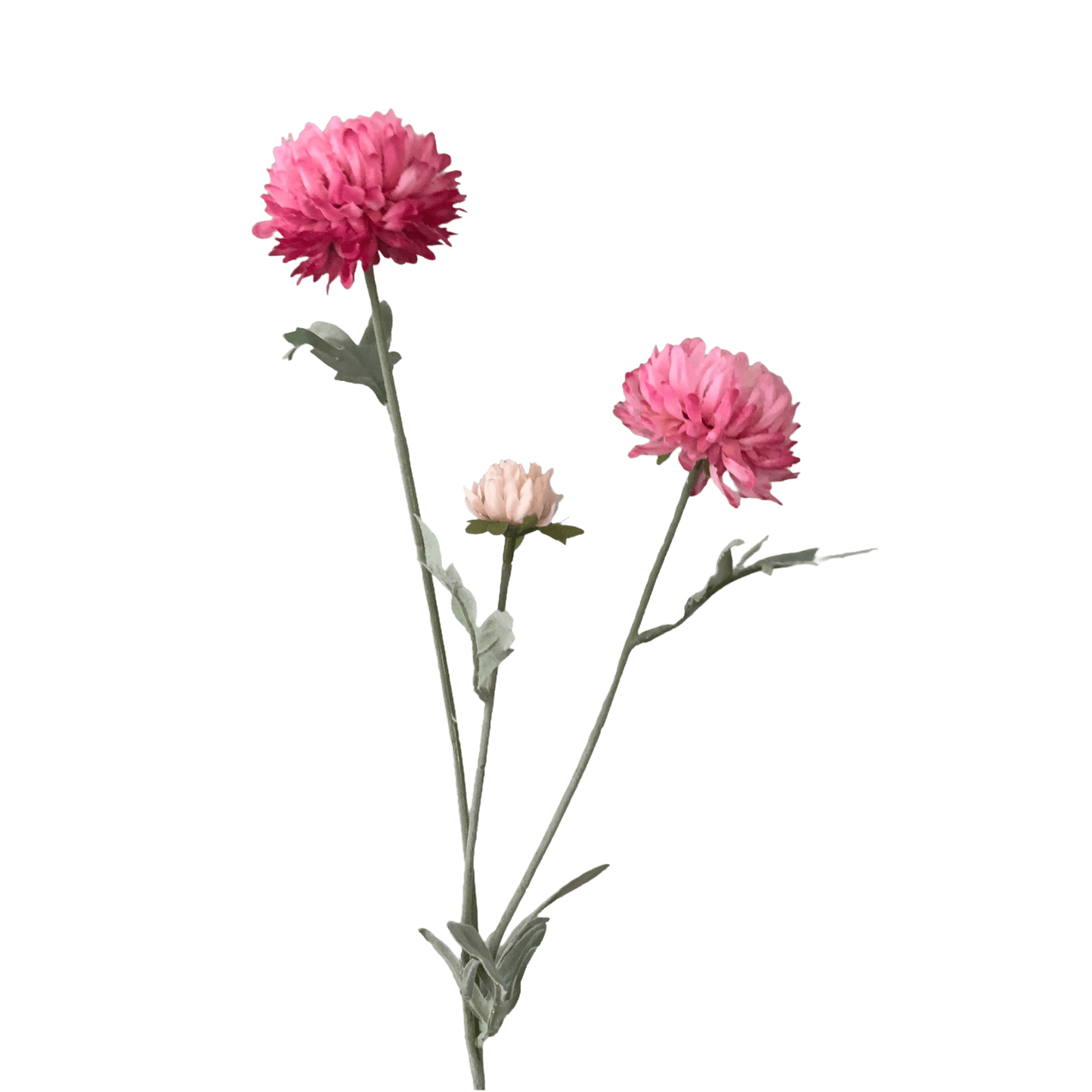 Zijden bloem mini mum spray roze