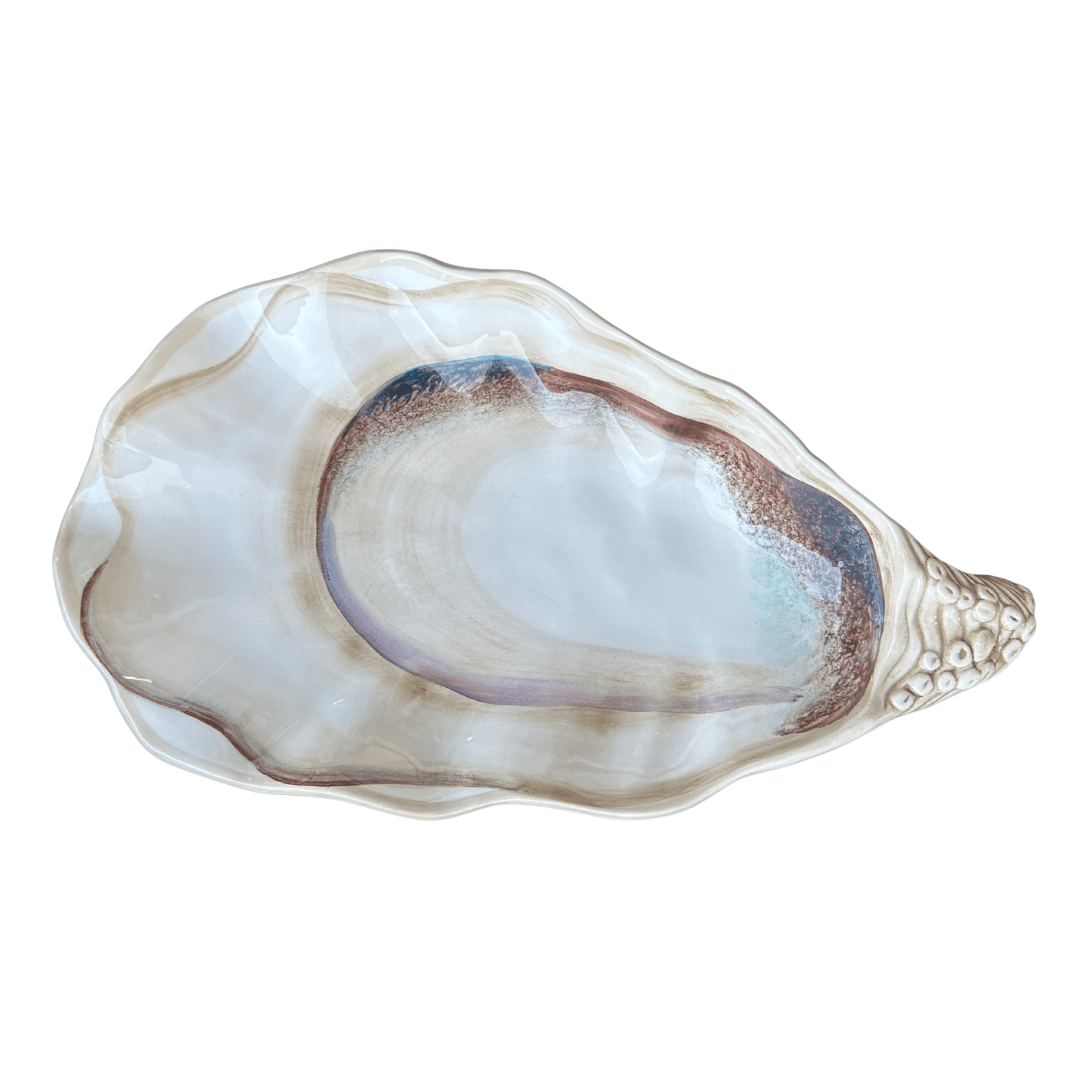 Keramieken Oesterschaal - Handgeschilderd uit Italië