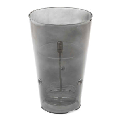 Glazen olielamp Windlicht Grijs Large – 26 cm