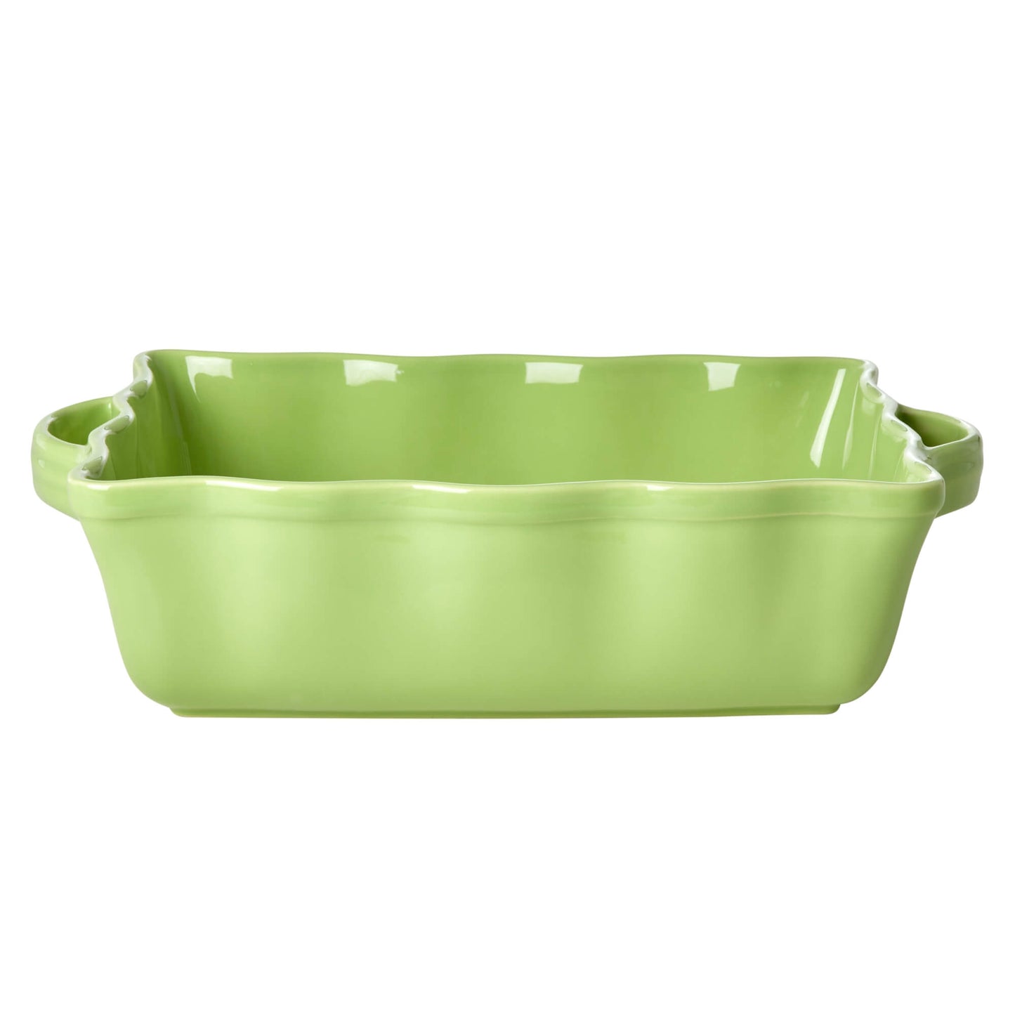 Ovenschaal keramiek in neon groen - Rice
