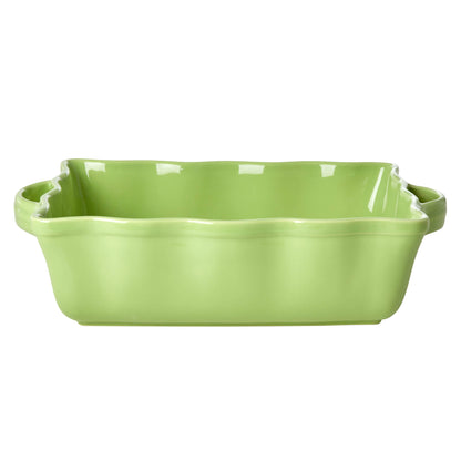 Ovenschaal keramiek in neon groen - Rice