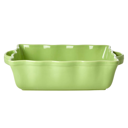 Ovenschaal keramiek in neon groen - Rice
