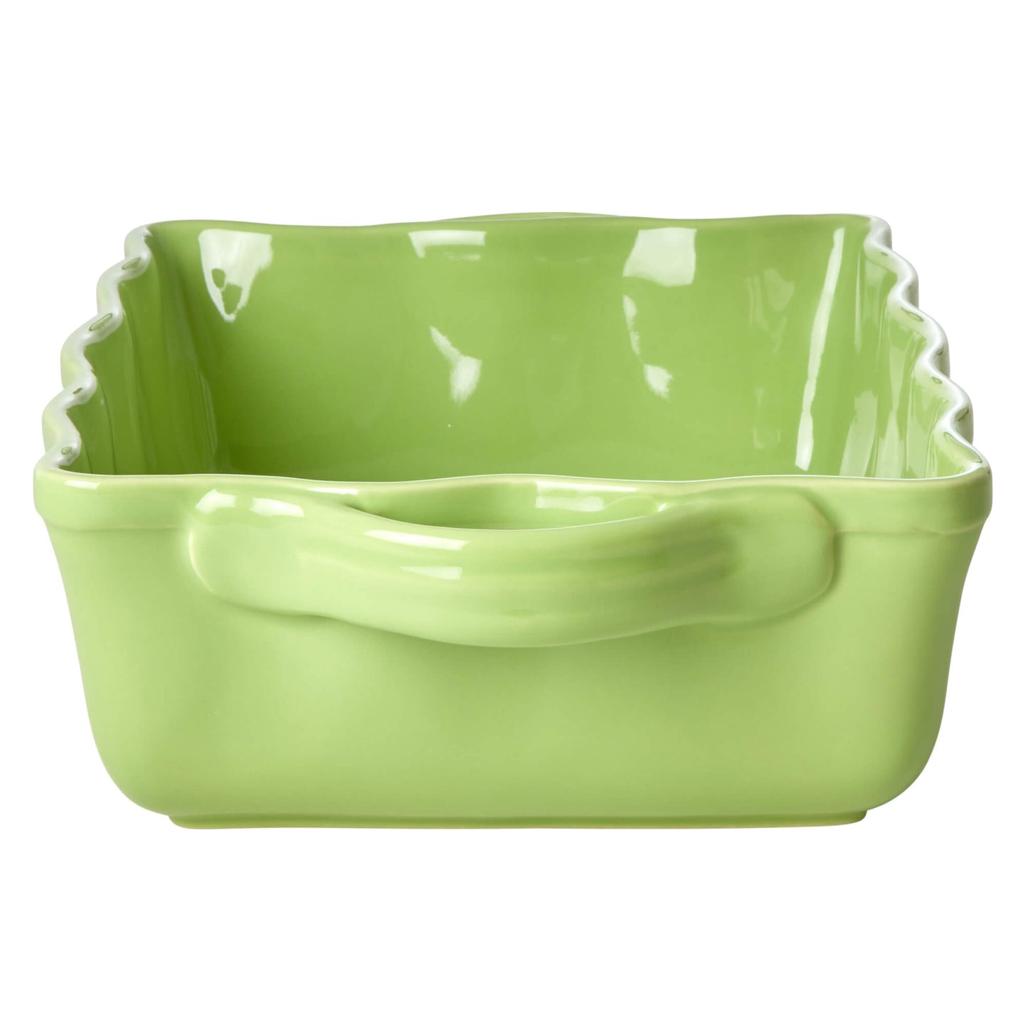 Ovenschaal keramiek in neon groen - Rice