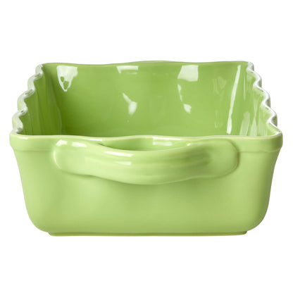 Ovenschaal keramiek in neon groen - Rice