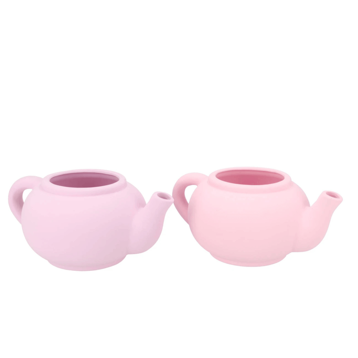 Theepot plantenpotje – roze & paars