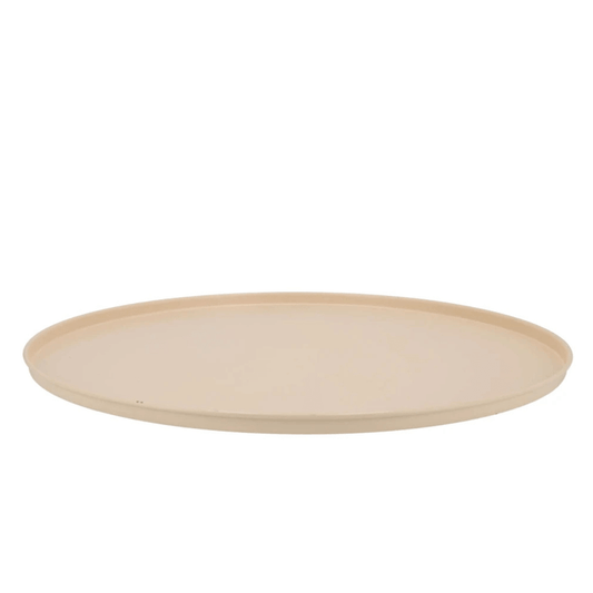 Metalen Plateau in Crème – Ø36 cm