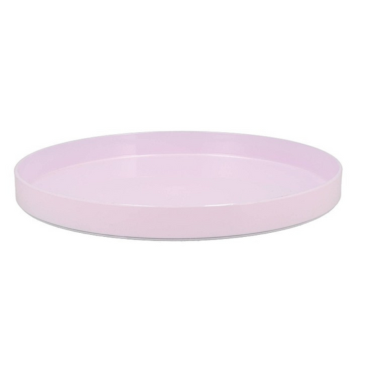 Rond Plateau hoogglans Pastel Lila -Melamine - Ø32cm