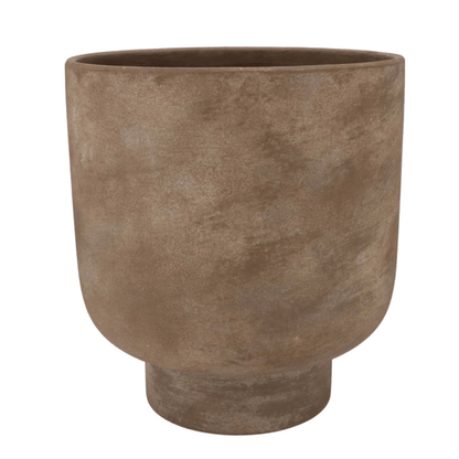 Aardewerken pot rustiek - bruin - 26cm Hoog