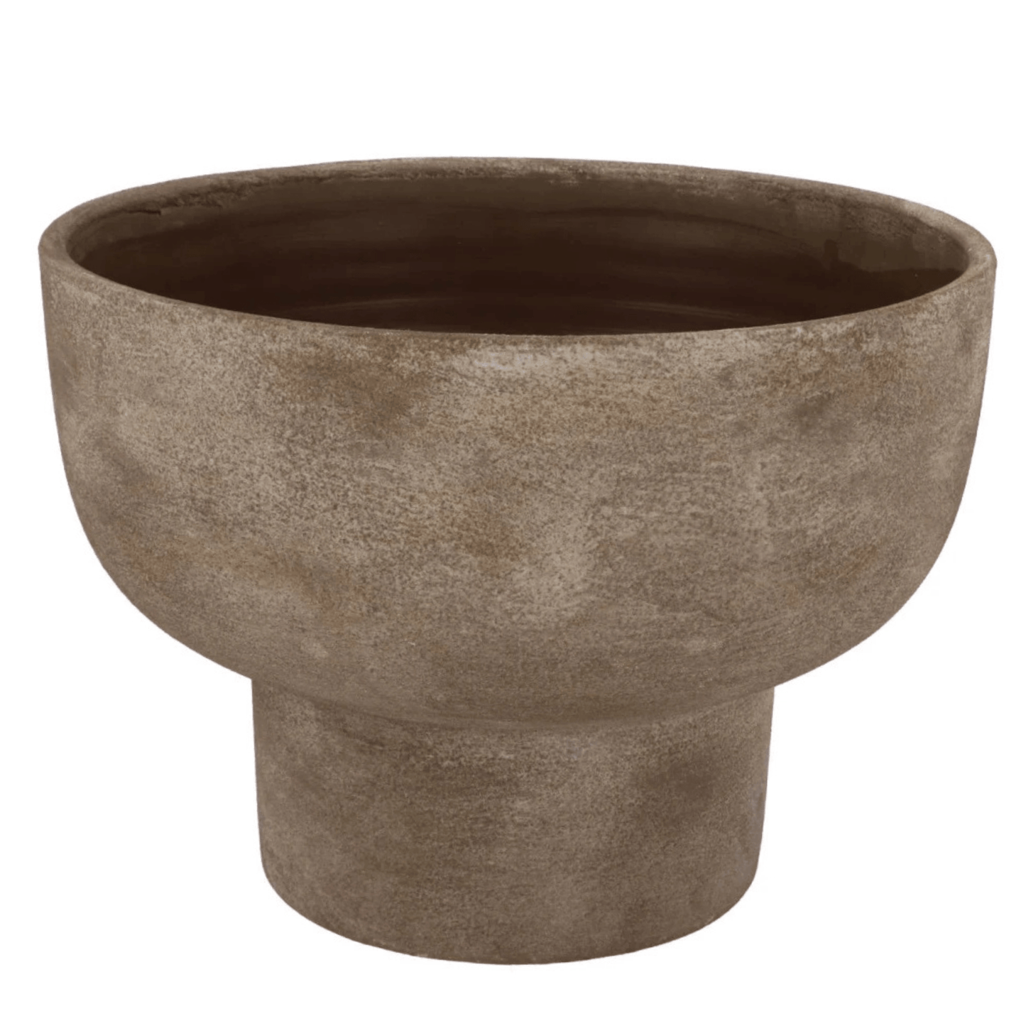 Tontopf rustikal - braun - 22 cm hoch