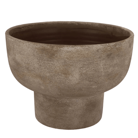 Tontopf rustikal - braun - 22 cm hoch