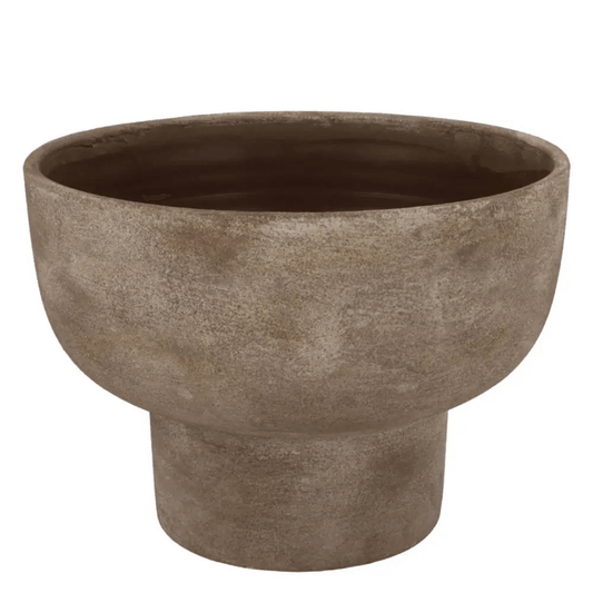 Aardewerken pot rustiek - bruin