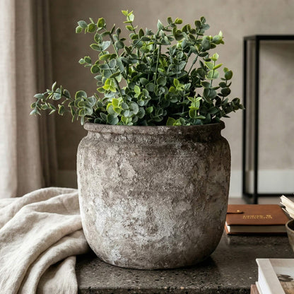 Blumentopf Krug Modell Batu - Sandfarben - in 2 Größen
