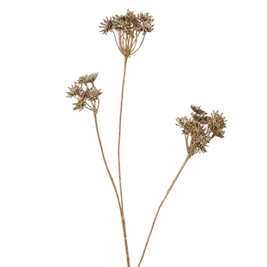 Queen Anne kunsttak goud – 64 cm