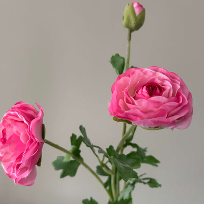 Zijden Bloem Ranonkel roze