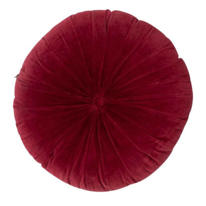 ond velvet sierkussen burgundy - Ø45 cm
