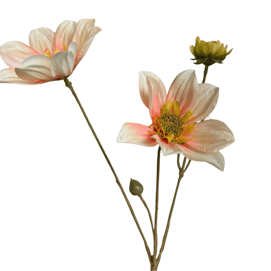 Kunst Rudbeckia-peach/creme - 65cm