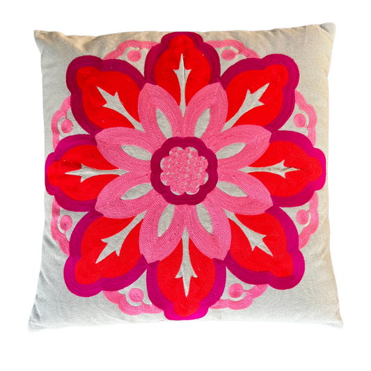 Sierkussen  – Bloem  – Inclusief Vulling