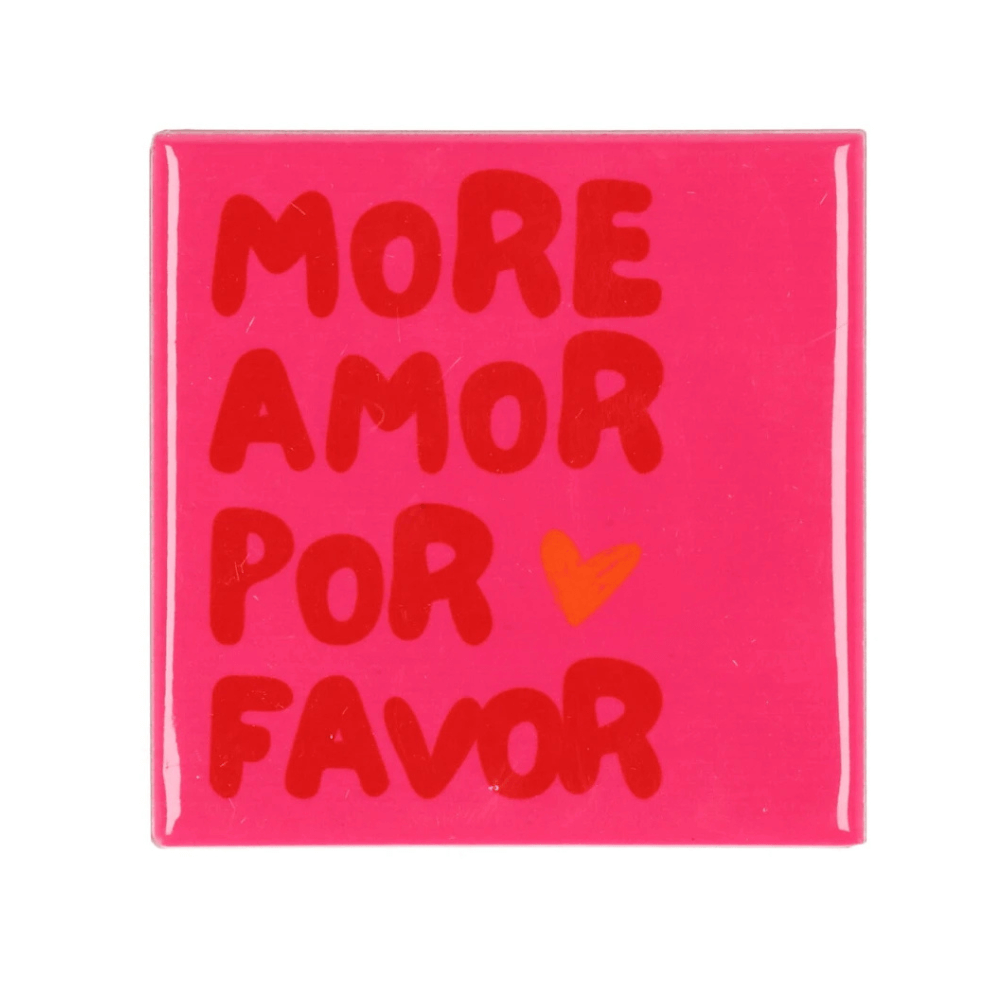 Tegeltje " More Amor Por Favor"