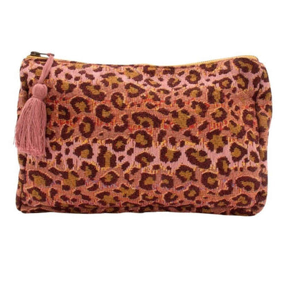 Toilettas luipaard - roze