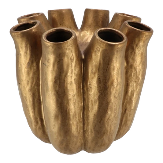Tube vaas goud