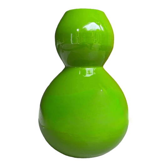 Vaas geëmailleerd groen