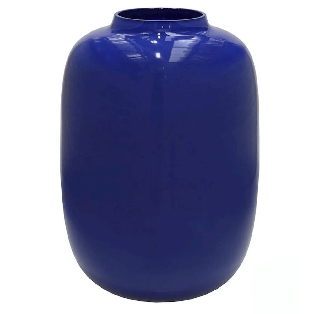 Glazen Vaas –cobalt blauw