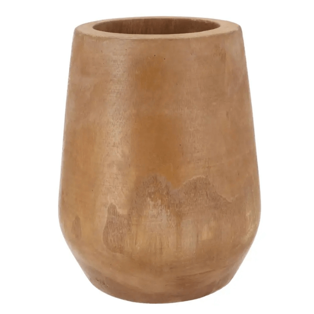Houten Vaas - 29cm Hoog