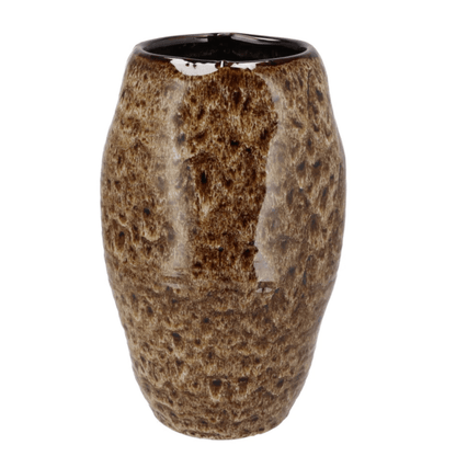 Cat Eye vaas bruin - 30 cm hoog