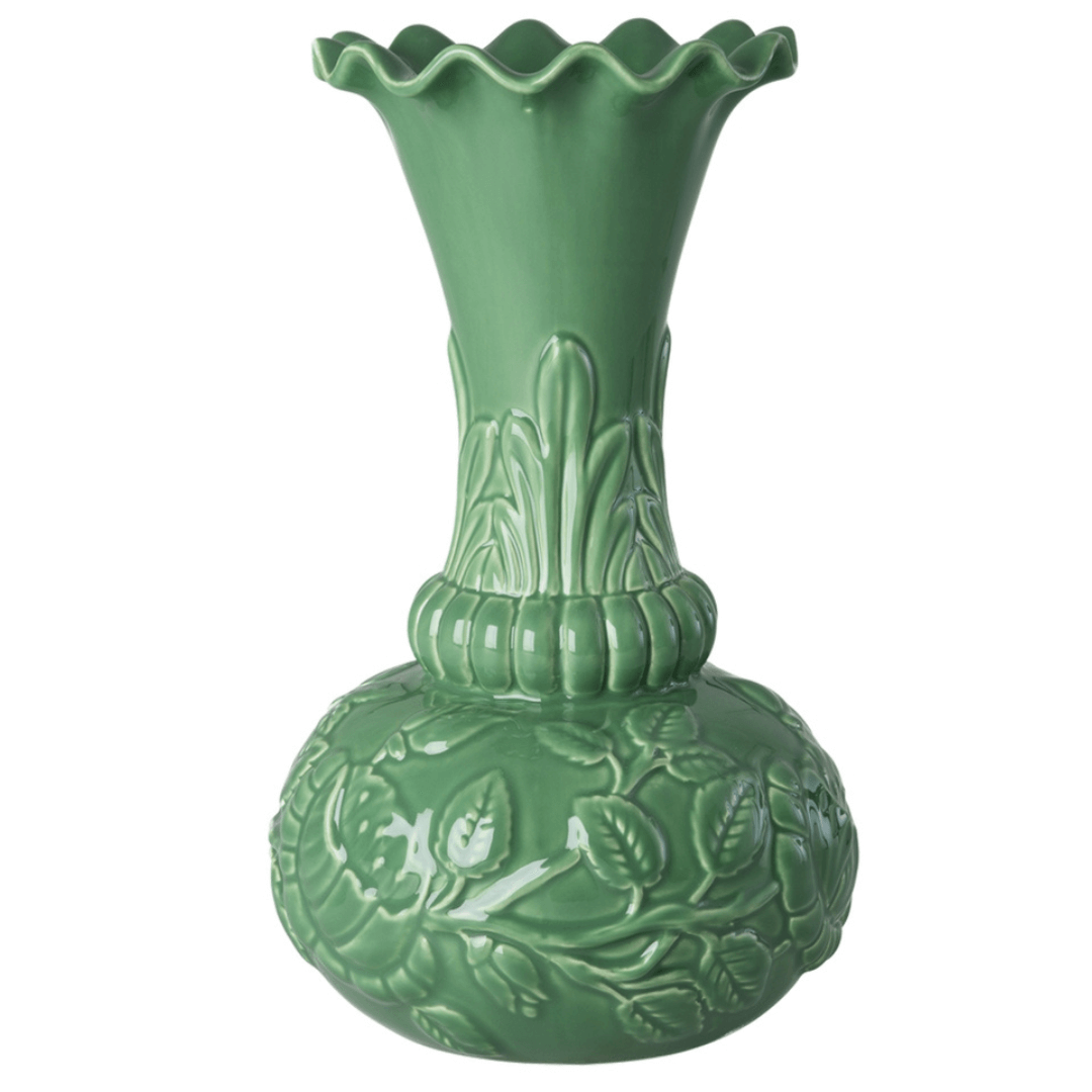 Vaas van Keramiek - Groen- Rice