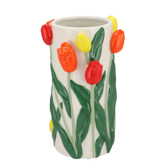 Tulpenvaasje - Oranje/Geel/Rood