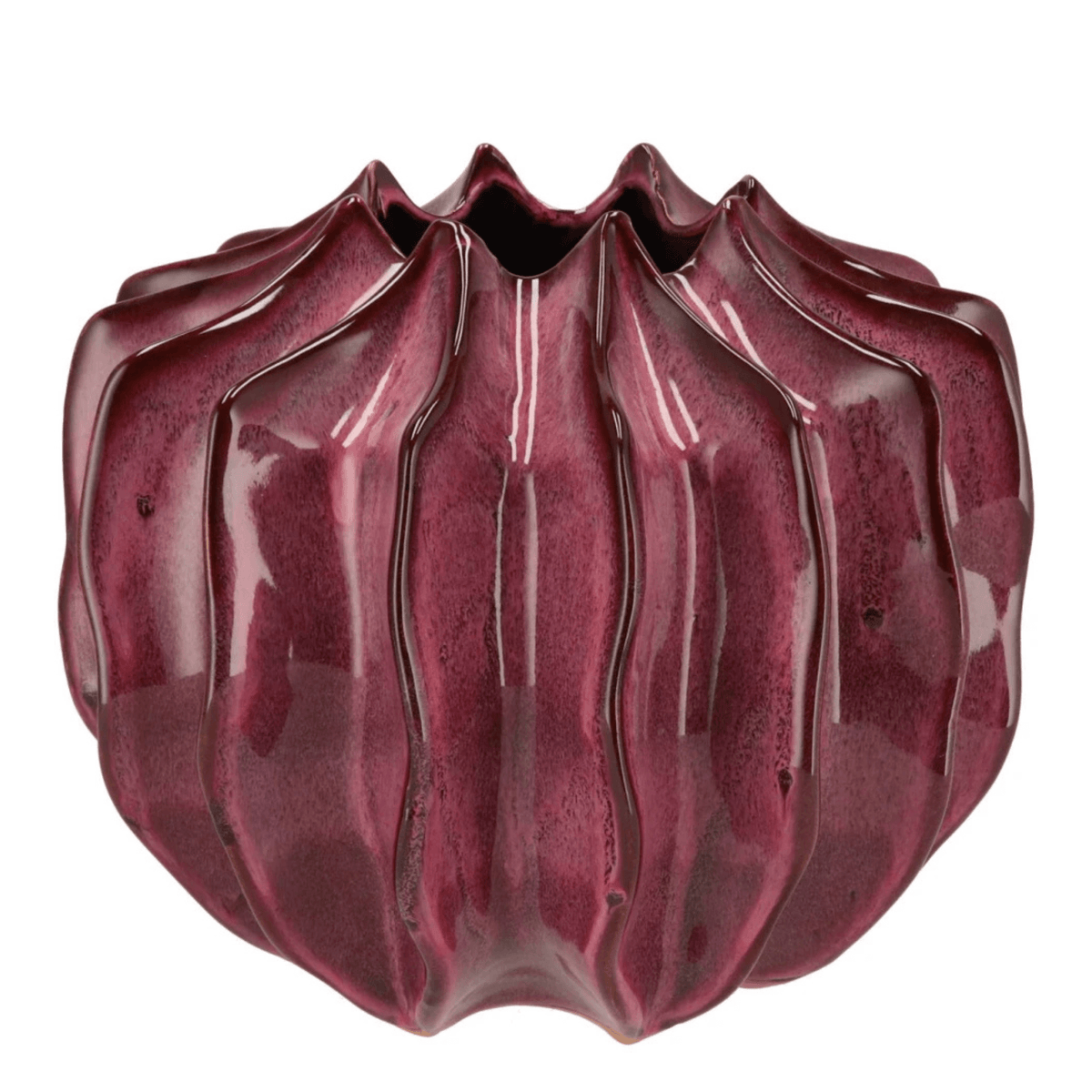 Keramikvase – sandfarben